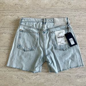 Rag & Bone Nevada Blue Maya high rise midi short